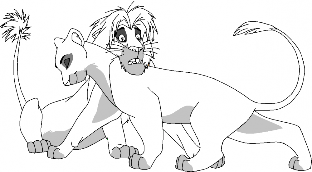 Simba and Nala base