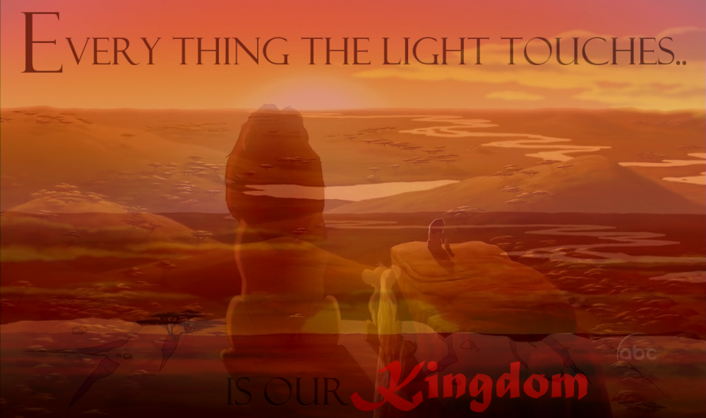 Everything the light touches!