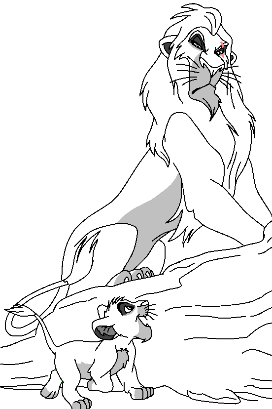 Simba and Scar base