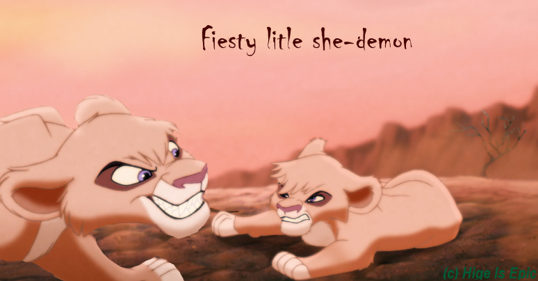 Fiesty little she-demon