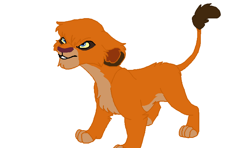 SimbaXVitani cub for SparrowFeather