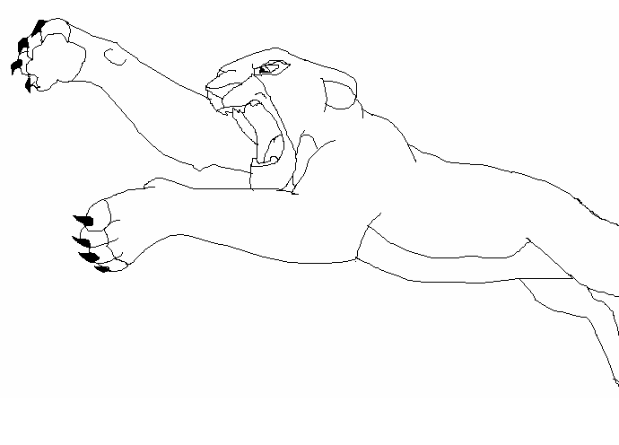 Attack lineart