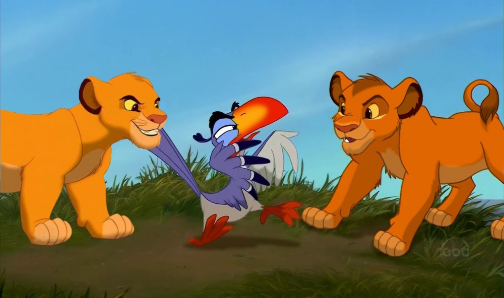 Messing with Zazu