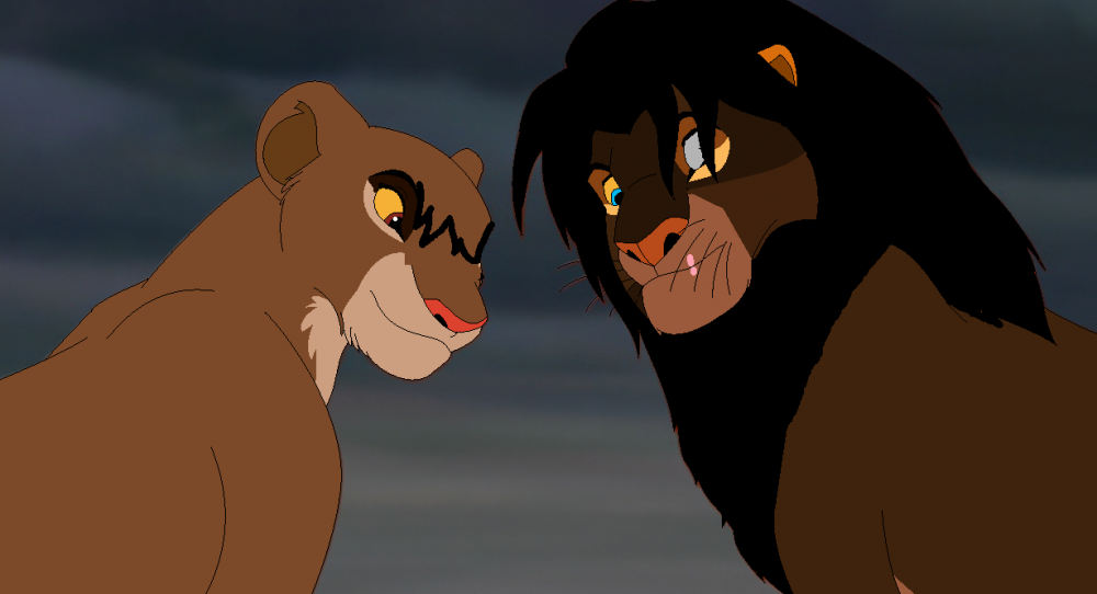 Garnet and Chui are checkin' out the fire