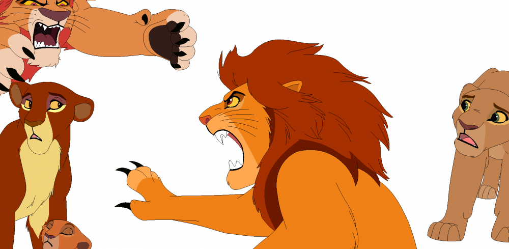 'HAND OVER THE CUB!'