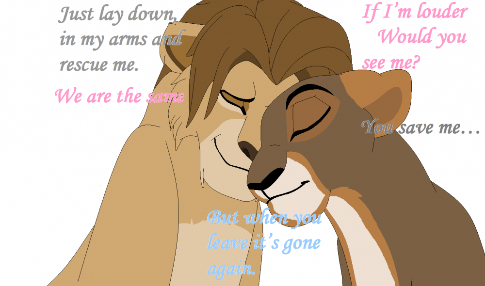 You save me...