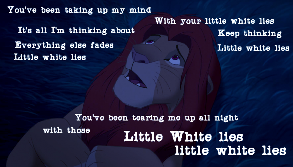 Little white lies