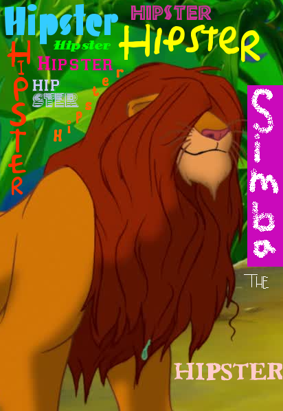 Hipster Simba!