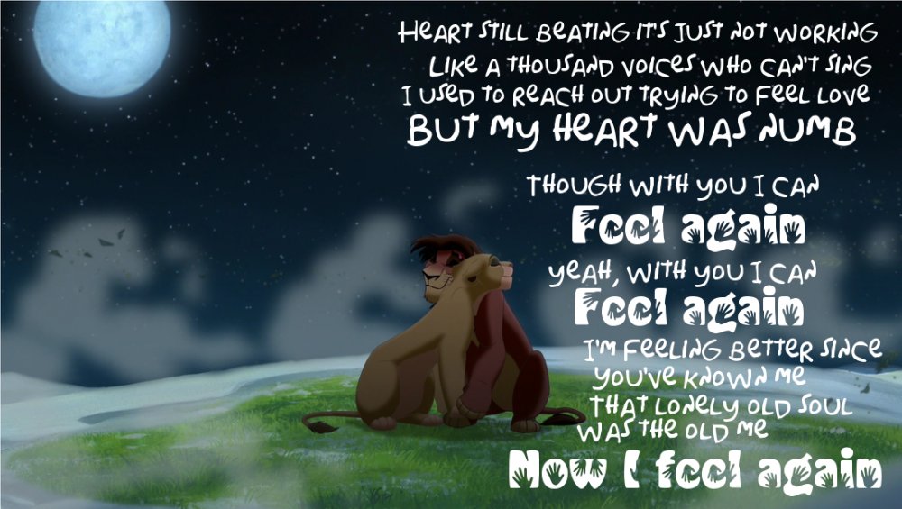 Kovu and Kiara Wallpaper