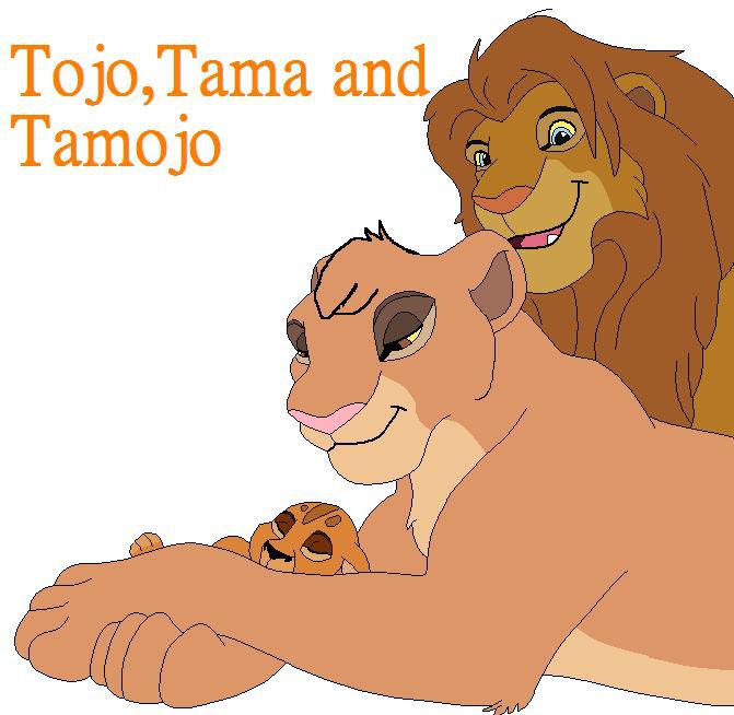 Tamojo and his parents