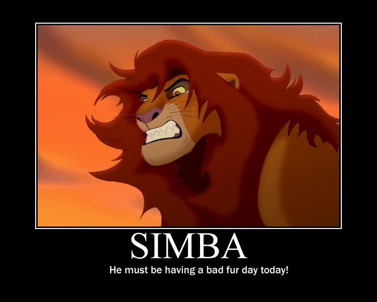 Simbas having a bad fur day!