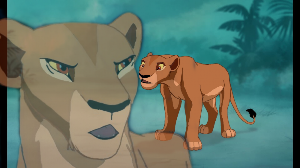 Zira dans le corps de Nala 
