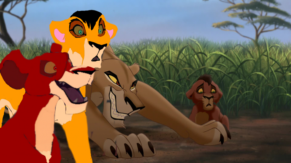 Après la rencontre de Kovu et de Kiara 