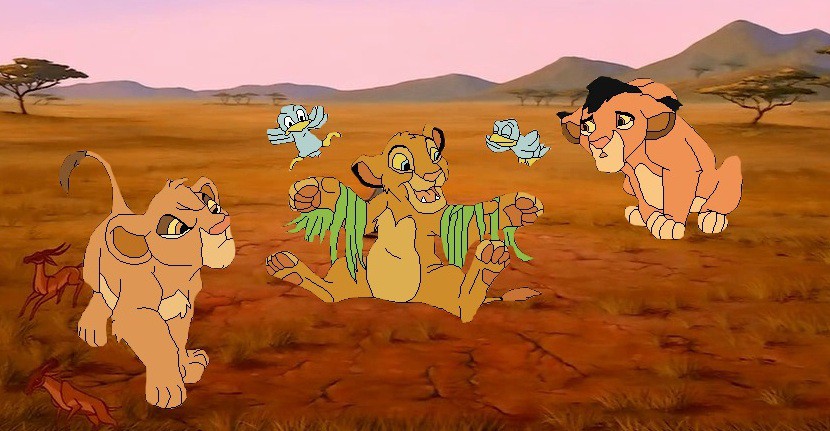 Les trois amis .