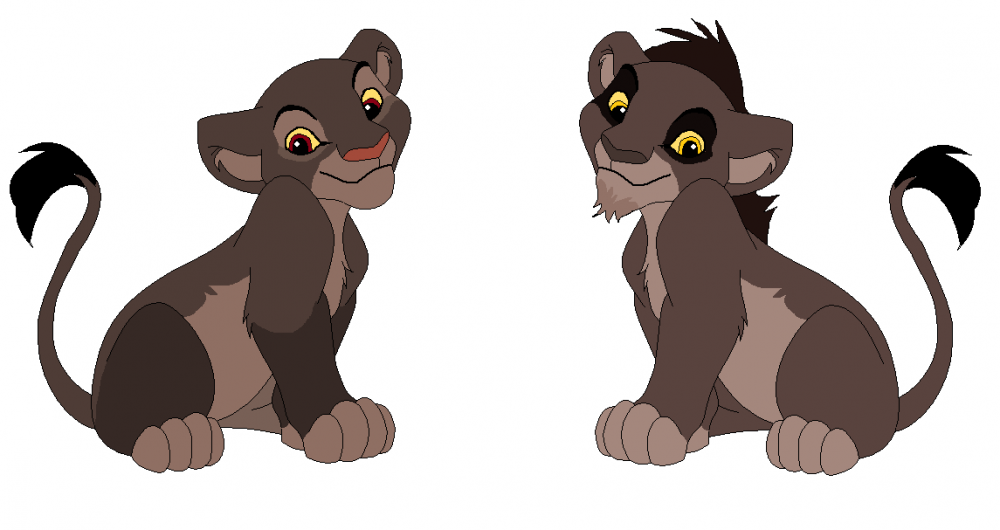 TAMU AND USIKU - HALF SIBS