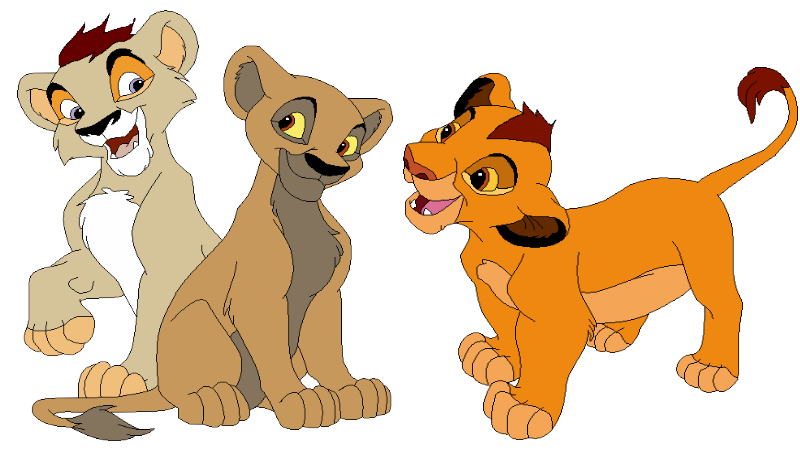 Les enfants de Mufasa et Sarabi