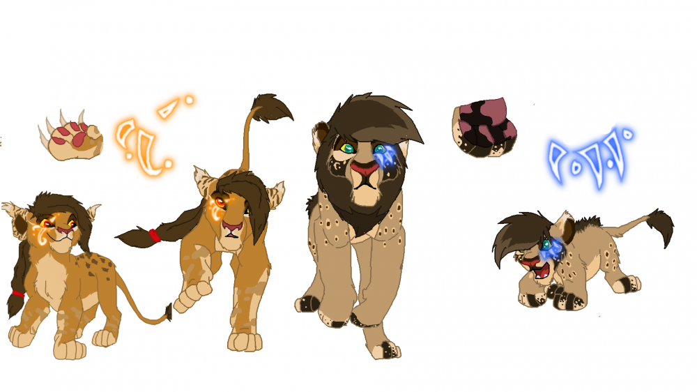 Lion adopts :3