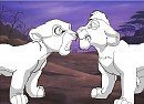 Kiara And Kovu Lineart