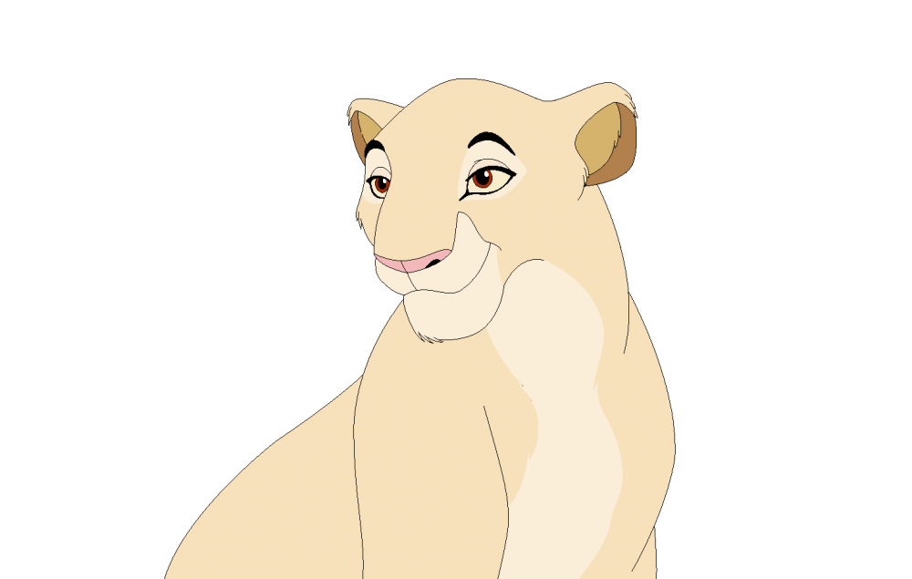 Beautiful lioness design.~