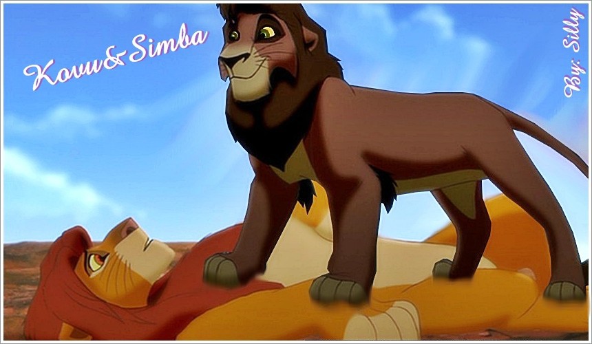 Kovu and Simba