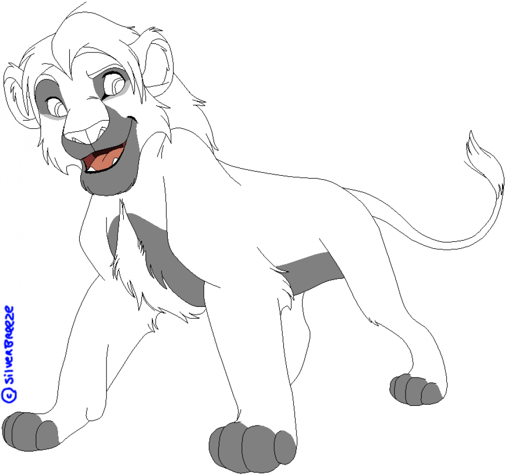 teen lion render