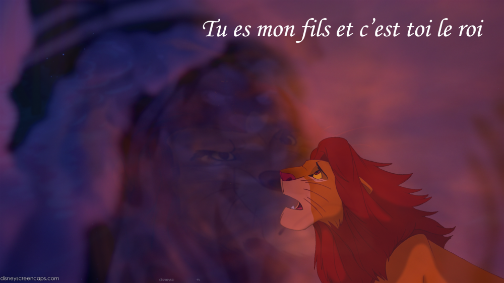 Tu est mon fils et c'est toi le roi