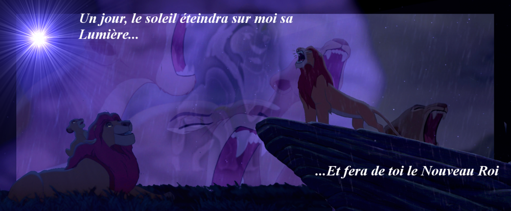 Un jour ... - Simba,Mufasa