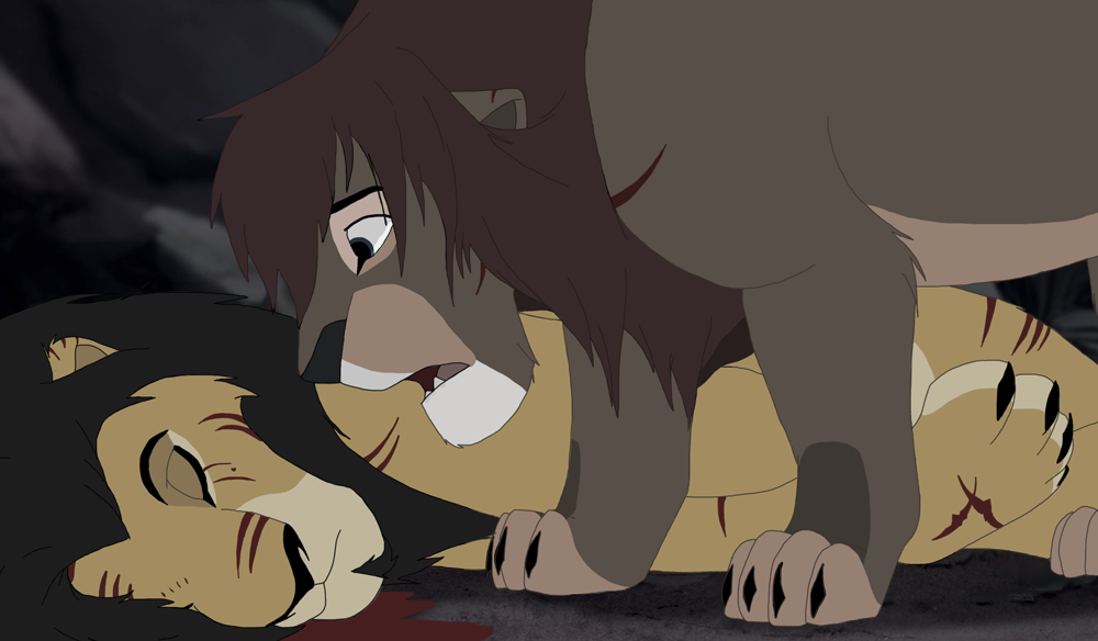The death of the King Ahadi