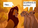 Simba et ses admiratrices...