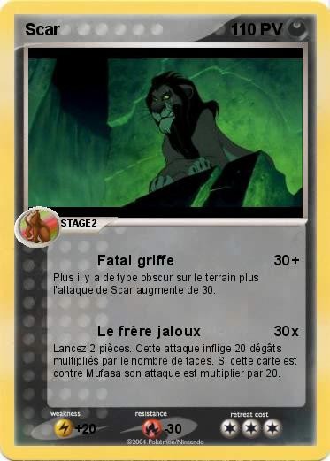 Une carte Pokémon... de Scar ?!