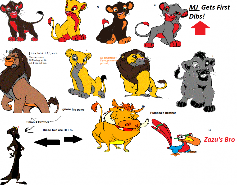 Adoptables Again! Micheal Jackson gets first dibs!