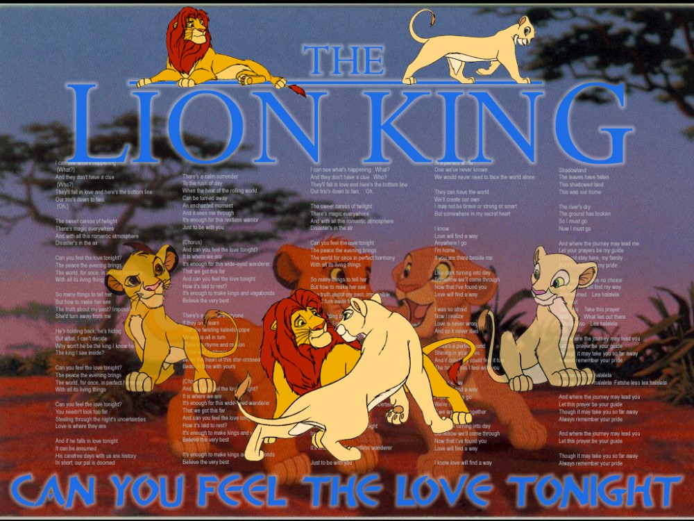Can You Feel The Love Tonight