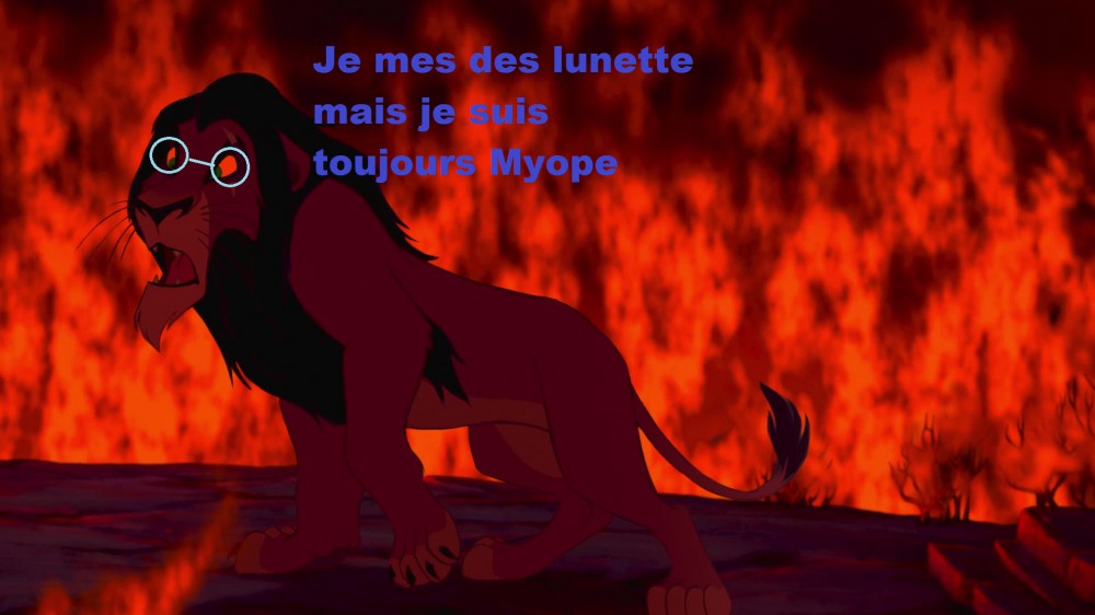 Scar est myope