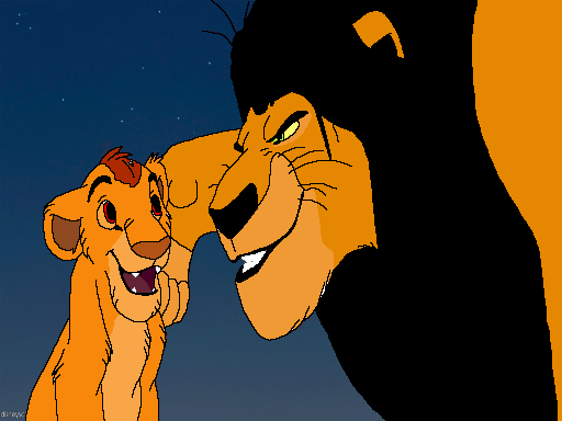 Mufasa et Ahadi