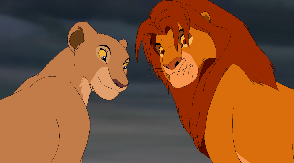 Simba and Nala Blank Render~Request by mixed cats