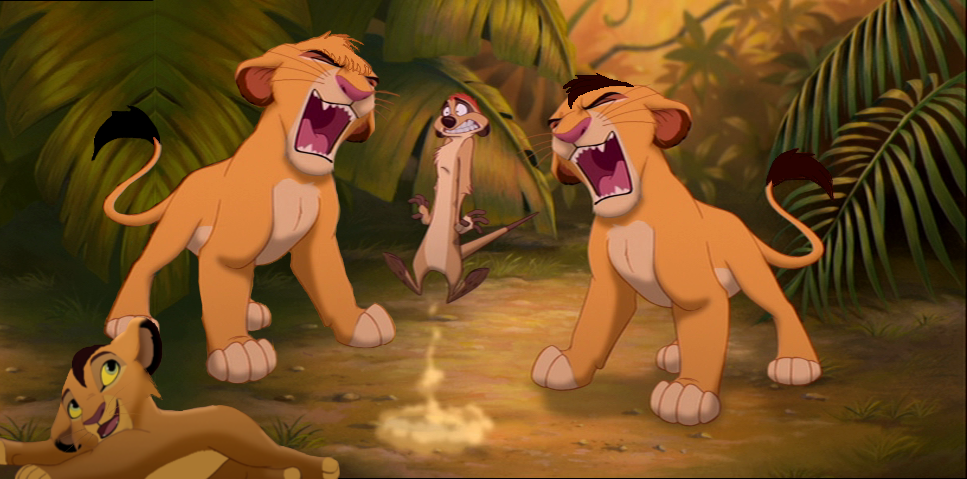Giving 'Old Uncle Timon' a scare