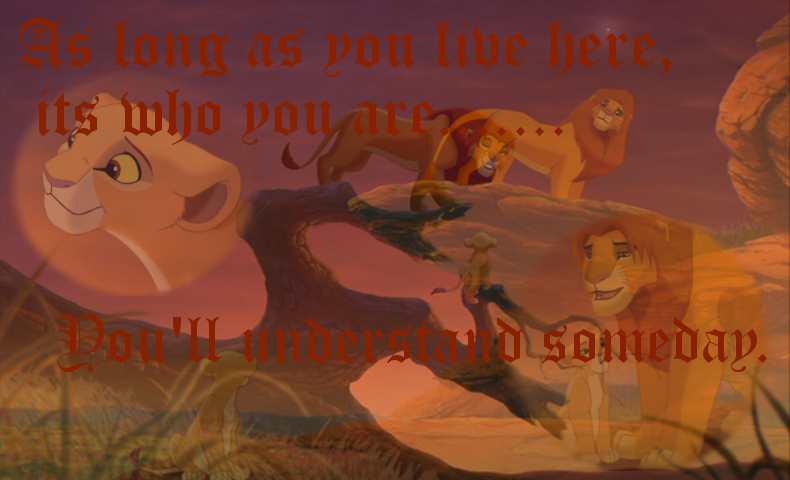 As long as you live here.........