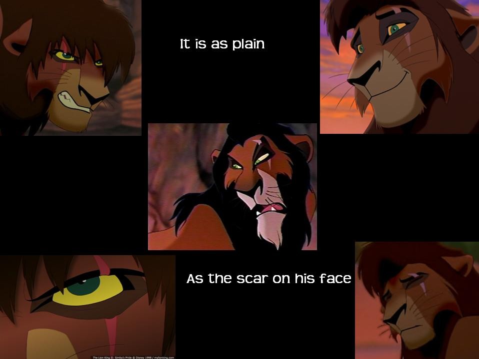 Kovu's scar