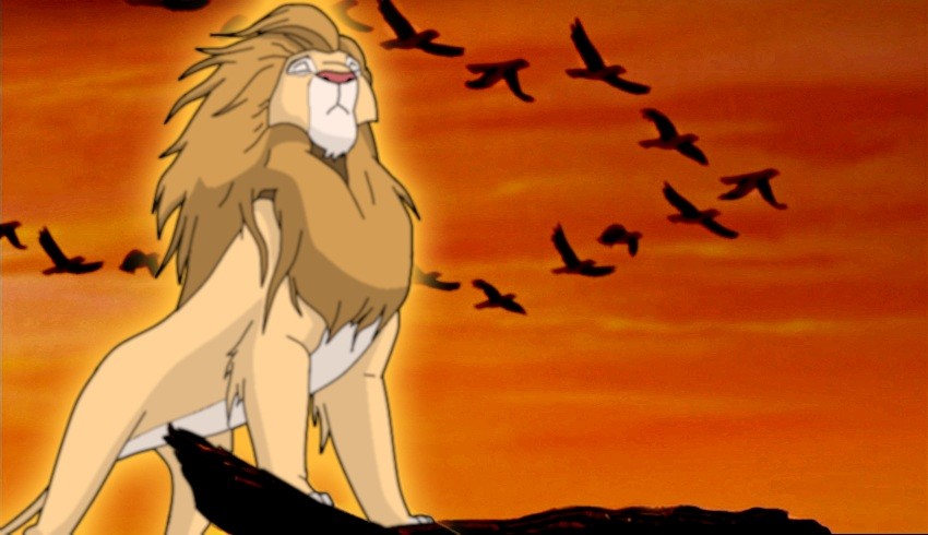 The Golden Lion Of Africa