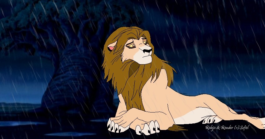 In the rain