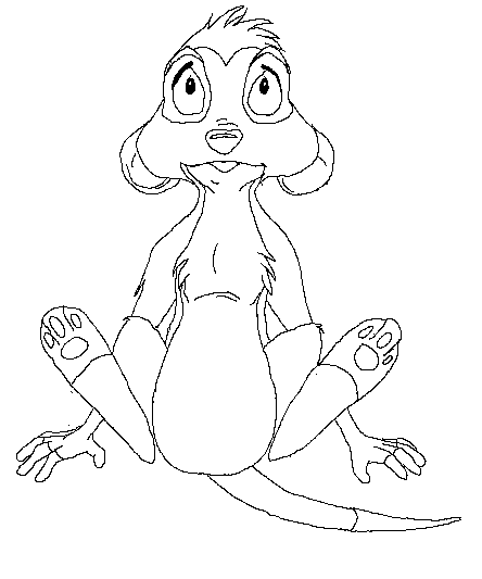 Meerkat Lineart