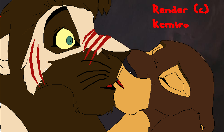 First kiss XD!