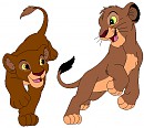 gifts to nightcat and bambiraptor - fan cubs