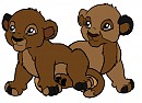 Kela and Kita as Cubs