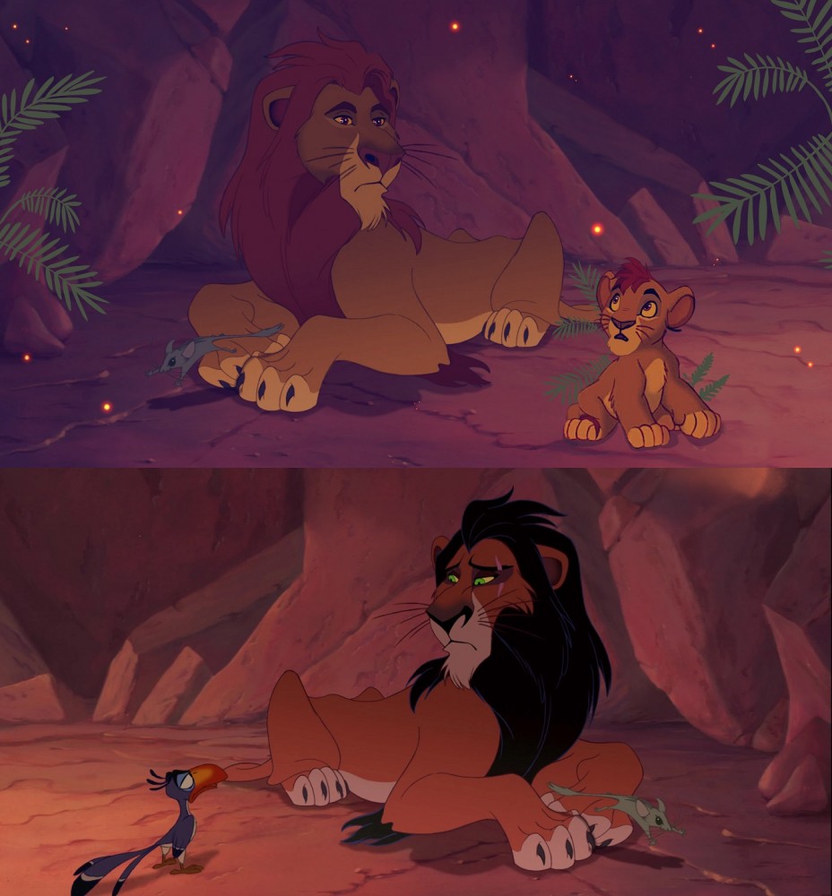 Ahadi and Mufasa