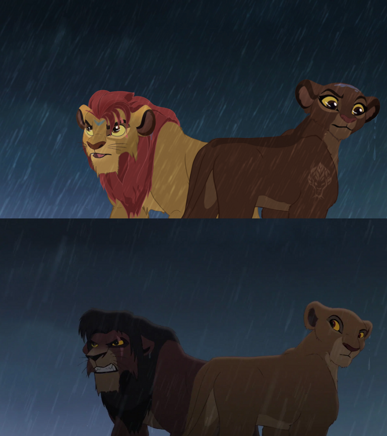 Character Swap Kion and Rani