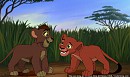 Les lionceaux Naka et Nilaa
