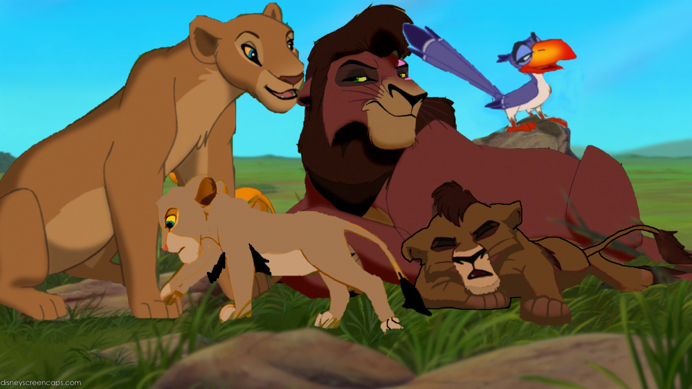 Kovu's family bored of Zazu