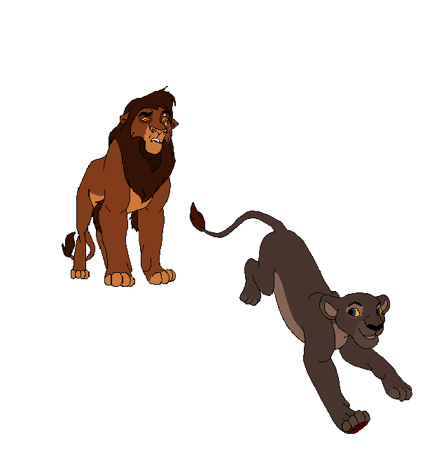 Come on lets run Kovu!