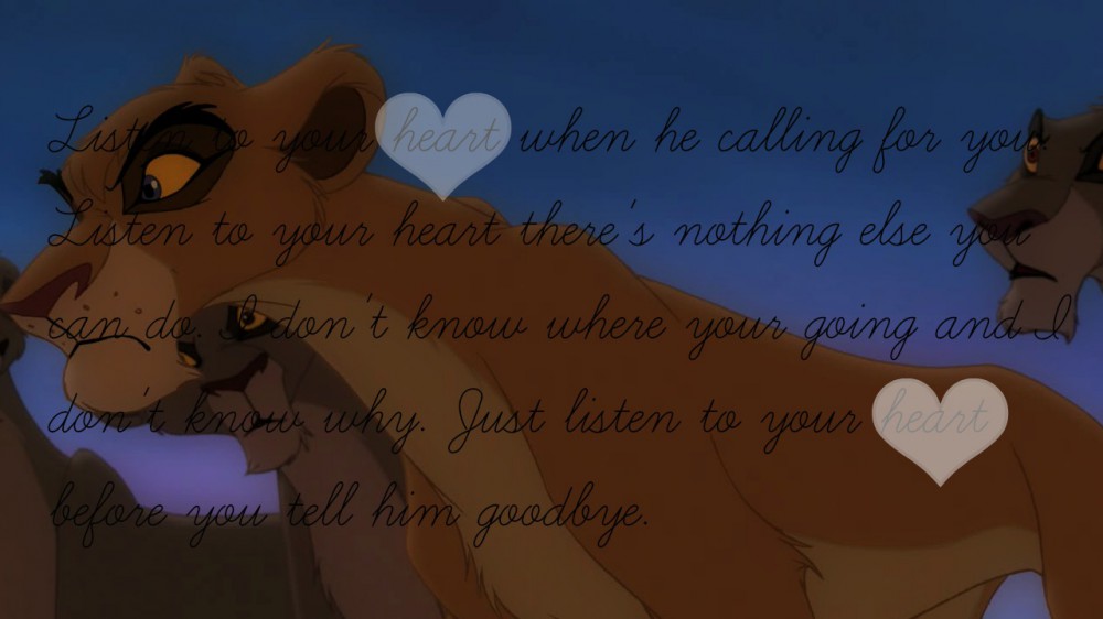 Listen to your heart